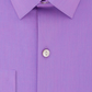Camisa social masculina Kenneth Cole Reaction com gola slim fit elástica, roxa, tamanho 17x32-33