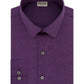 Camisa masculina Kenneth Cole Reaction com estampa slim fit e botões, roxa, tamanho 16x32x33
