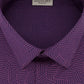 Camisa masculina Kenneth Cole Reaction com estampa slim fit e botões, roxa, tamanho 16x32x33