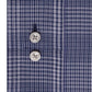 Camisa social masculina Calvin Klein Steel Slim Fit Stretch Azul Tamanho 17,5 x 32 x 33