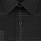 Camisa social masculina Calvin Klein Infinite Slim Fit, xadrez, elástica, sem passar, cinza, tamanho 15,5 x 32 x 33
