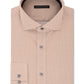 Camisa social masculina Sean John Classic/Regular Fit marrom estampada, tamanho bege 15x32-33