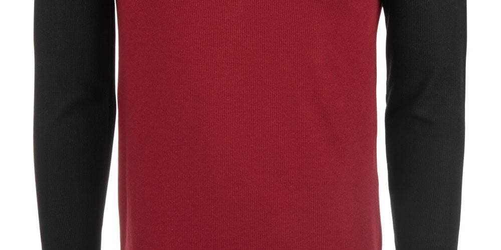 Camiseta térmica masculina Levi's de manga comprida vermelha escura tamanho XX-G