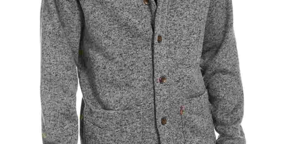 Suéter masculino Levi's de malha de lã, preto, tamanho pequeno