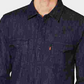 Camisa jeans Levi's Matthew New Western masculina, azul brilhante, tamanho pequeno