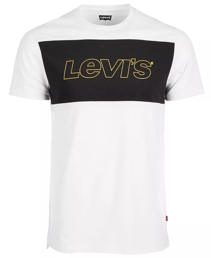 Camiseta Levi's Masculina Grove Colorblocked Logo Graphic Branca Tamanho X-G
