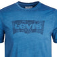 Camiseta Levi's Masculina com Estampa de Logotipo Batwing Azul Tamanho Médio