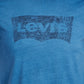 Camiseta Levi's Masculina com Estampa de Logotipo Batwing Azul Tamanho X-G