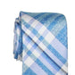 Gravata de escritório xadrez masculina Nautica, azul, tamanho regular