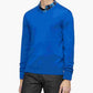 Suéter Calvin Klein Masculino de Lã Merino com Gola V Azul Tamanho X-G