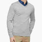 Suéter Calvin Klein Masculino de Lã Merino com Gola V Cinza Tamanho XXG