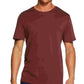 Camiseta masculina DKNY Supima Crewneck, vinho, tamanho pequeno