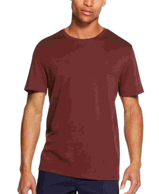 Camiseta masculina DKNY Supima Crewneck, vinho, tamanho pequeno