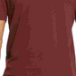 Camiseta masculina DKNY Supima Crewneck, vinho, tamanho pequeno
