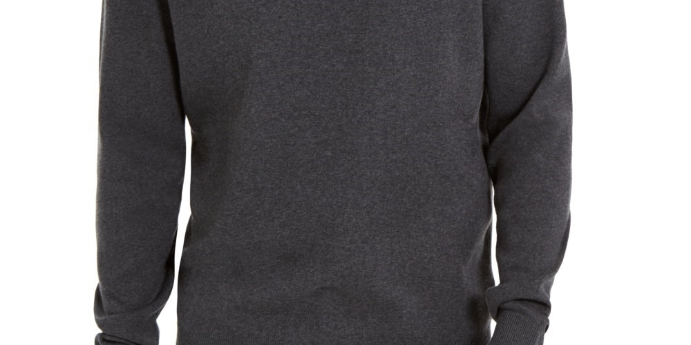 Suéter DKNY Masculino Regular Fit Crewneck Cinza Escuro Tamanho P