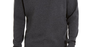 DKNY Men's Regular-Fit Crewneck Sweater Charcoal Size Small