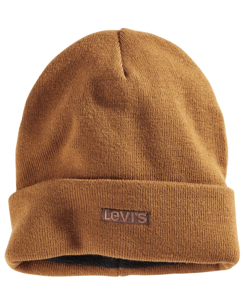 Gorro Levi's Masculino com Bordado em Tons Bege Tamanho Regular