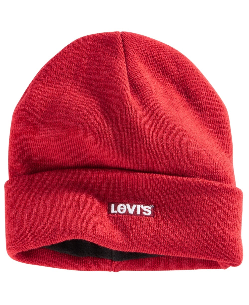 Gorro Levi's Masculino com Bordado em Tons Vermelho Tamanho Regular