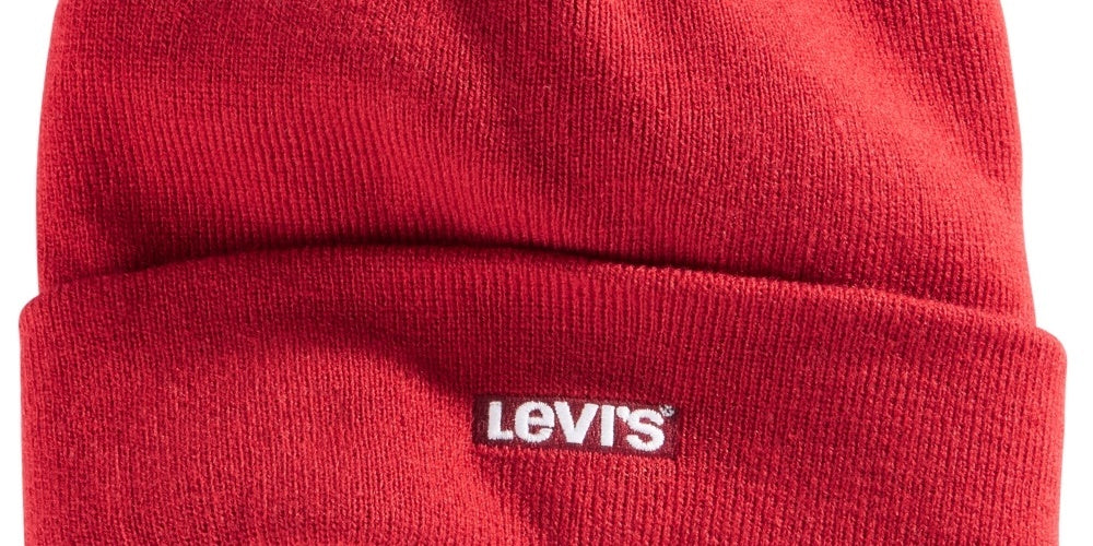 Gorro Levi's Masculino com Bordado em Tons Vermelho Tamanho Regular