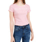 Camiseta Love Tribe Juniors Lose My Number Rosa Tamanho P