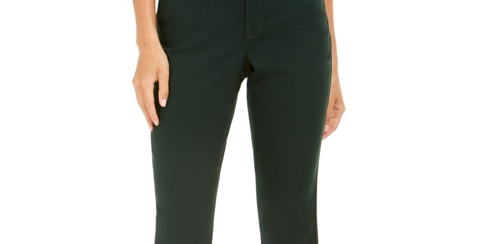 Calça jeans skinny feminina Style &amp; Co Curvy-Fit, verde, tamanho 6