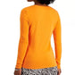 Camiseta feminina de manga comprida Charter Club Pima Cotton, dourada, tamanho XX-G