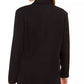 Blazer feminino oversized de manga comprida Kit &amp; Sky, preto, tamanho pequeno