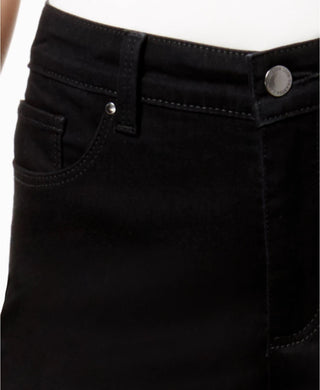 Charter Club Women's Prescott Tummy Control Bootcut Jeans Black Size 20X5