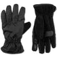 Luvas esportivas Isotoner Signature Sleek Heat masculinas, pretas, tamanho X-G