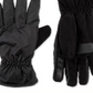 Luvas esportivas Isotoner Signature Sleek Heat masculinas, pretas, tamanho X-G