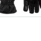 Luvas esportivas Isotoner Signature Sleek Heat masculinas, pretas, tamanho X-G