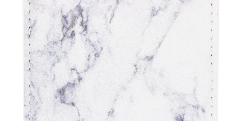 Porta-cartões adesivo com estampa de mármore sob medida para homens, tamanho carvão, regular