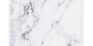 Bespoke Men's Marble Print Adhesive Card Case Charcoal Size Regular