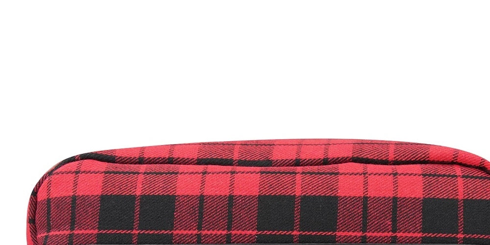 Kit de manobrista xadrez Vincent masculino sob medida, vermelho, tamanho regular