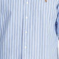 Camisa Ralph Lauren Masculina de Algodão com Botões e Ajuste Clássico Azul Tamanho P