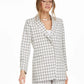 Blazer estruturado feminino Danielle Bernstein, branco, tamanho médio