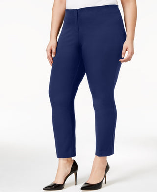 Calça curta feminina Alfani Plus Size Azul Tamanho 22W