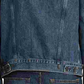 Jaqueta Trucker Jeans Levi's Masculina Chenille com Logotipo Azul Marinho Tamanho X-G
