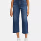 Calça jeans Levi's Mile High Cropped Wide Leg Feminina Azul Marinho Tamanho 30X25