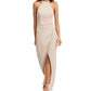 Vestido Halter Brilhante City Studios Juniors Prata Tamanho 1