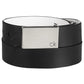 Cinto Calvin Klein Masculino em Couro Texturizado com Placa Preto Tamanho 42