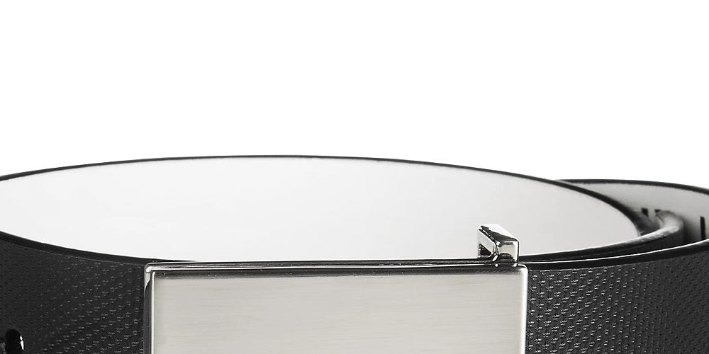 Cinto Calvin Klein Masculino em Couro Texturizado com Placa Preto Tamanho 42