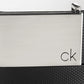 Cinto Calvin Klein Masculino em Couro Texturizado com Placa Preto Tamanho 42