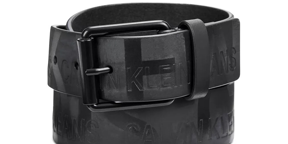 Cinto Calvin Klein Masculino com Logotipo Preto Tamanho 30