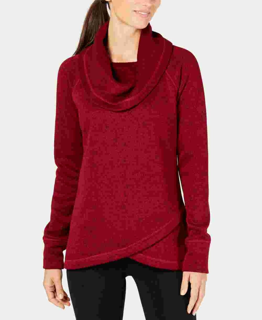 Suéter pulôver feminino Ideology com gola alta e lã, tamanho X-S