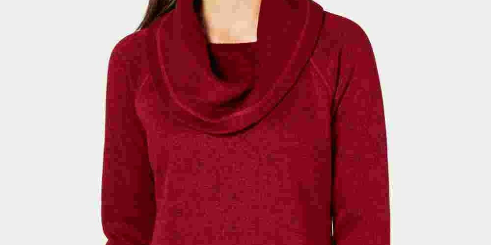 Suéter pulôver feminino Ideology com gola alta e lã, tamanho X-S