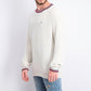 Tommy Hilfiger Geneva Regular Fit Masculino Suéter de Malha com Canelado e Pontas Branco Tamanho XX-G
