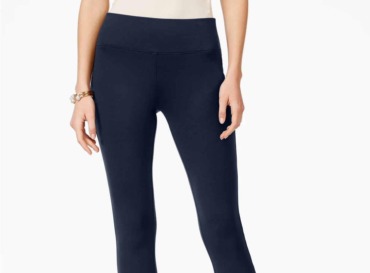 Legging feminina sem costura pequena INC International Concepts, azul-marinho, tamanho 4 P