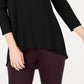 Top Alfani Feminino com Costas Trançadas, Preto, Tamanho Extra Grande
