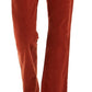 Calça jeans feminina Lucky Brand Ava Corduroy cintura média corte cano alto marrom tamanho 32